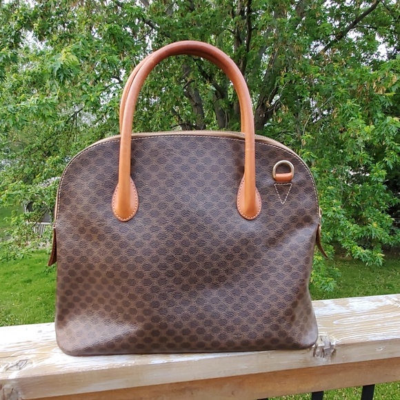 Celine Handbags - Vintage CELINE Alma Handbag/ Tote